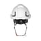 Defender Safety Safety Helmets, H2 Series, Acrylonitrile Butadiene Styrene (ABS), Ratchet, Type 2, Class E, White H2-EH-01 - alternate 3